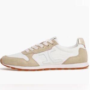 NWT Candice Cooper Plume 3 Sneaker in Beige White Platinum